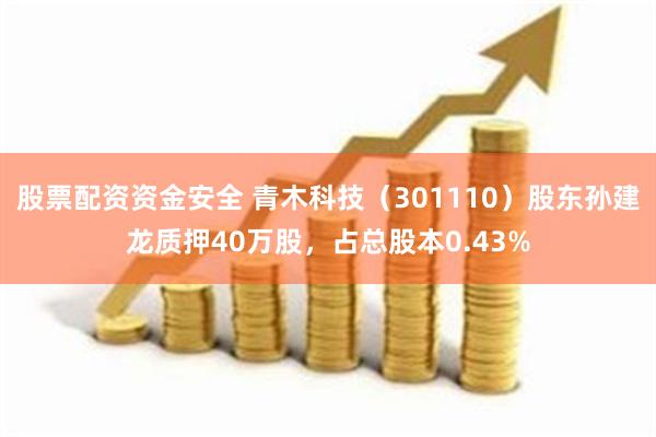 股票配资资金安全 青木科技（301110）股东孙建龙质押40万股，占总股本0.43%