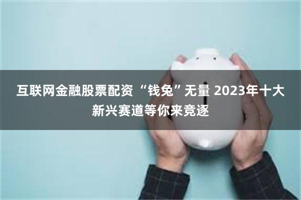 互联网金融股票配资 “钱兔”无量 2023年十大新兴赛道等你